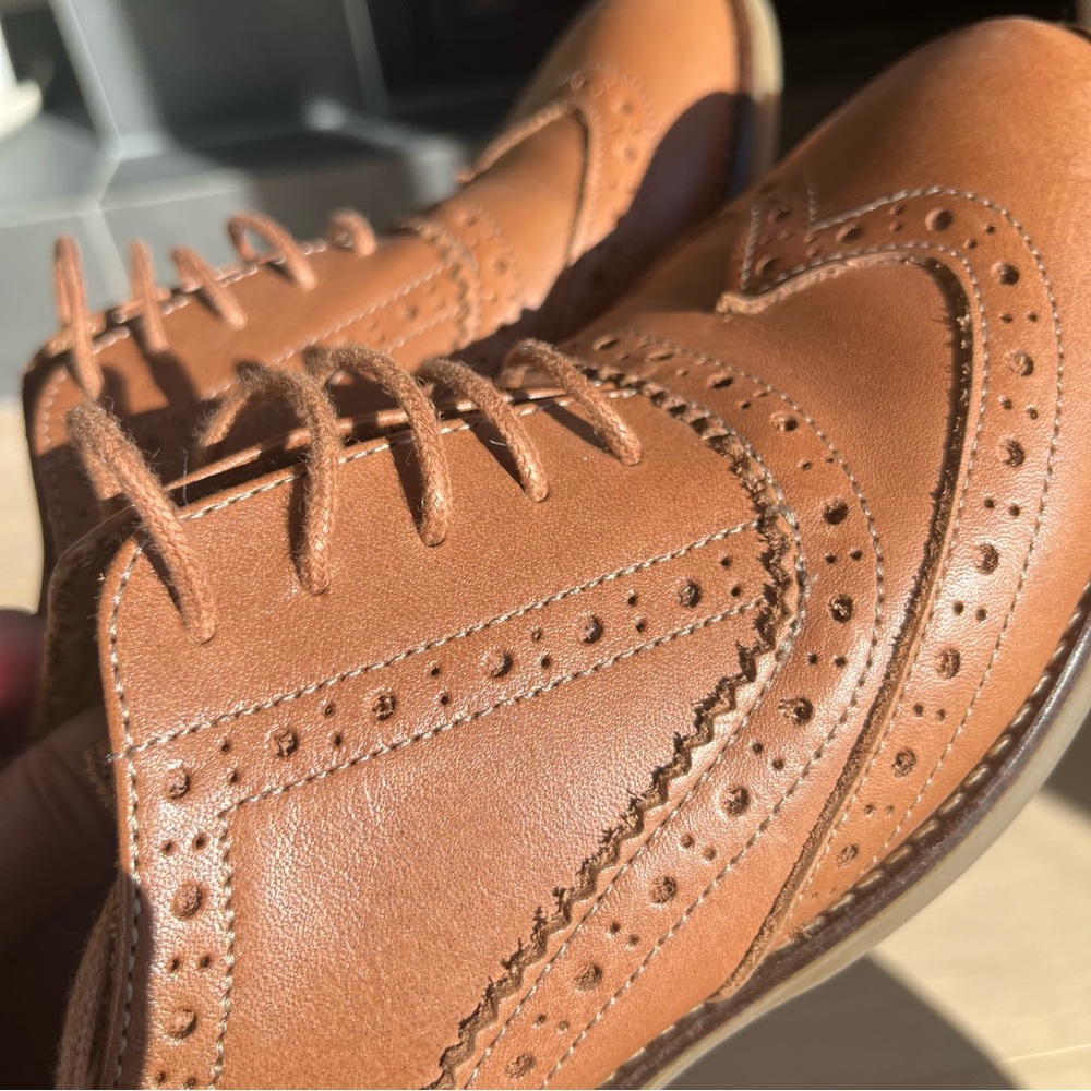 Brown Brogue Oxford Shoes - Women’s size 7.5